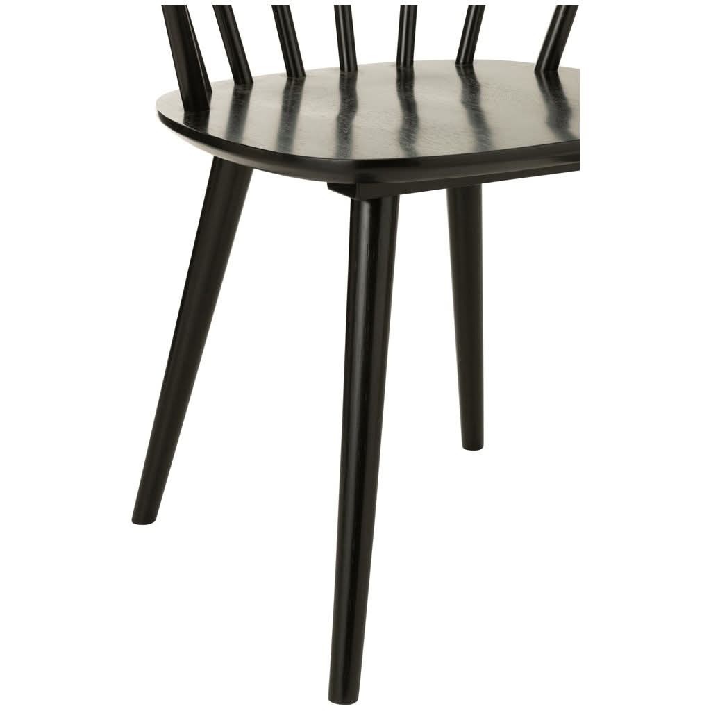 Chaise Vintage Noir en Bois | Dila - Designix Chaises