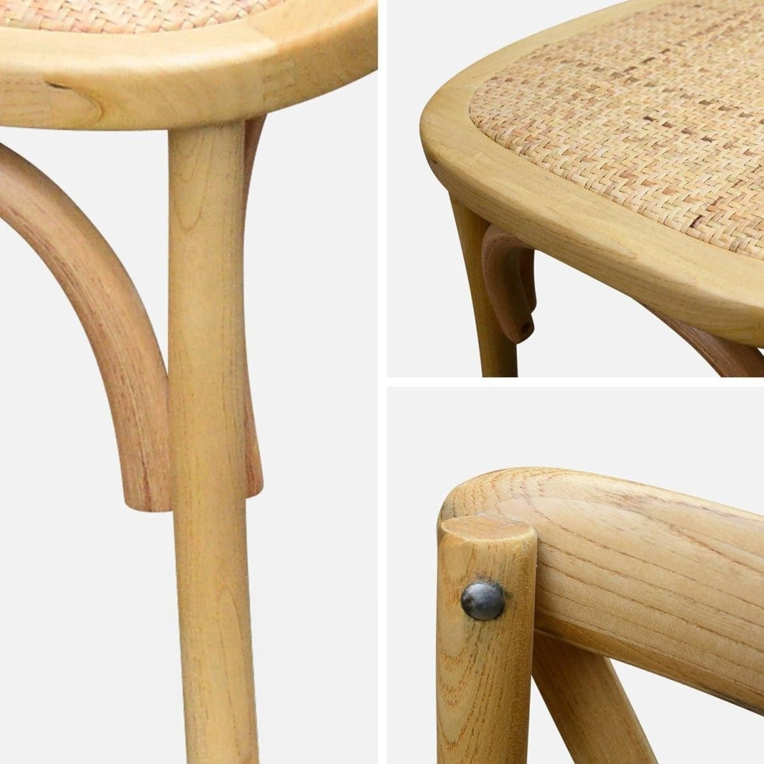 Chaises Bistro Bois Rotin | Jade - Designix Chaises