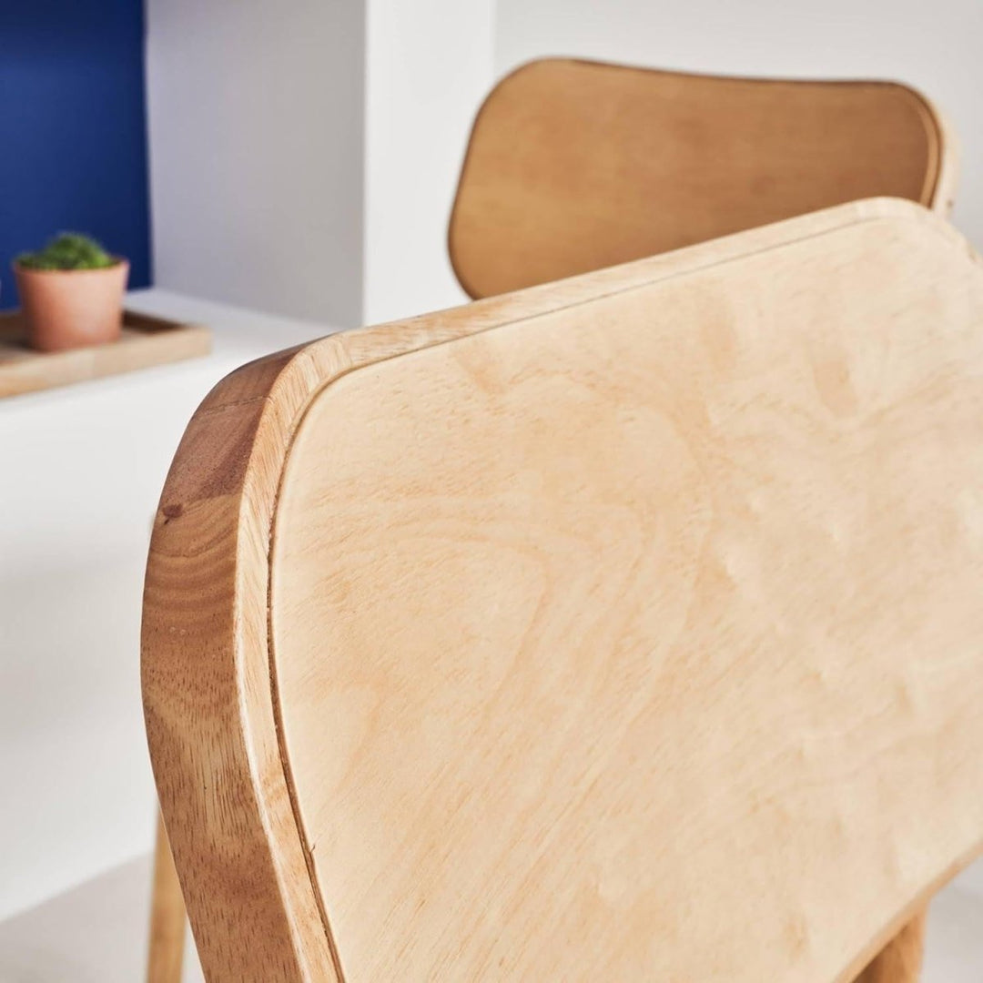 Chaises Bois Brossé Hévéa | Karma - Designix Chaises