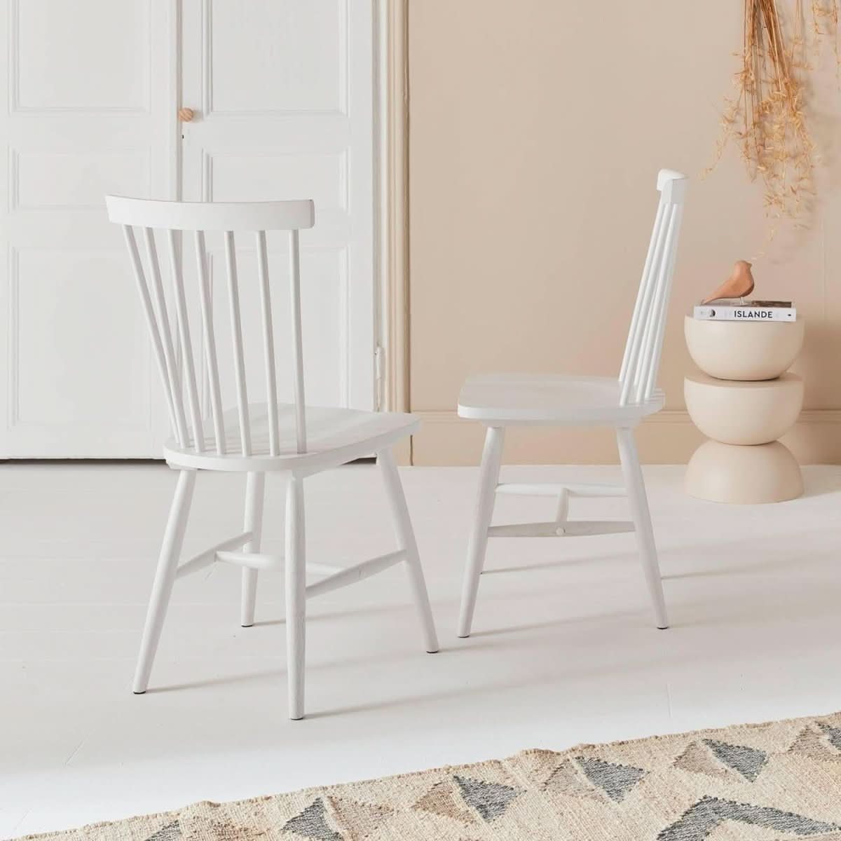Chaises Bois Hévéa Classique | Basil - Designix Chaises