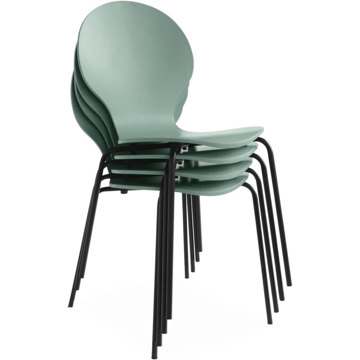 Chaises Bois Métal Minimaliste | Sable - Designix Chaises