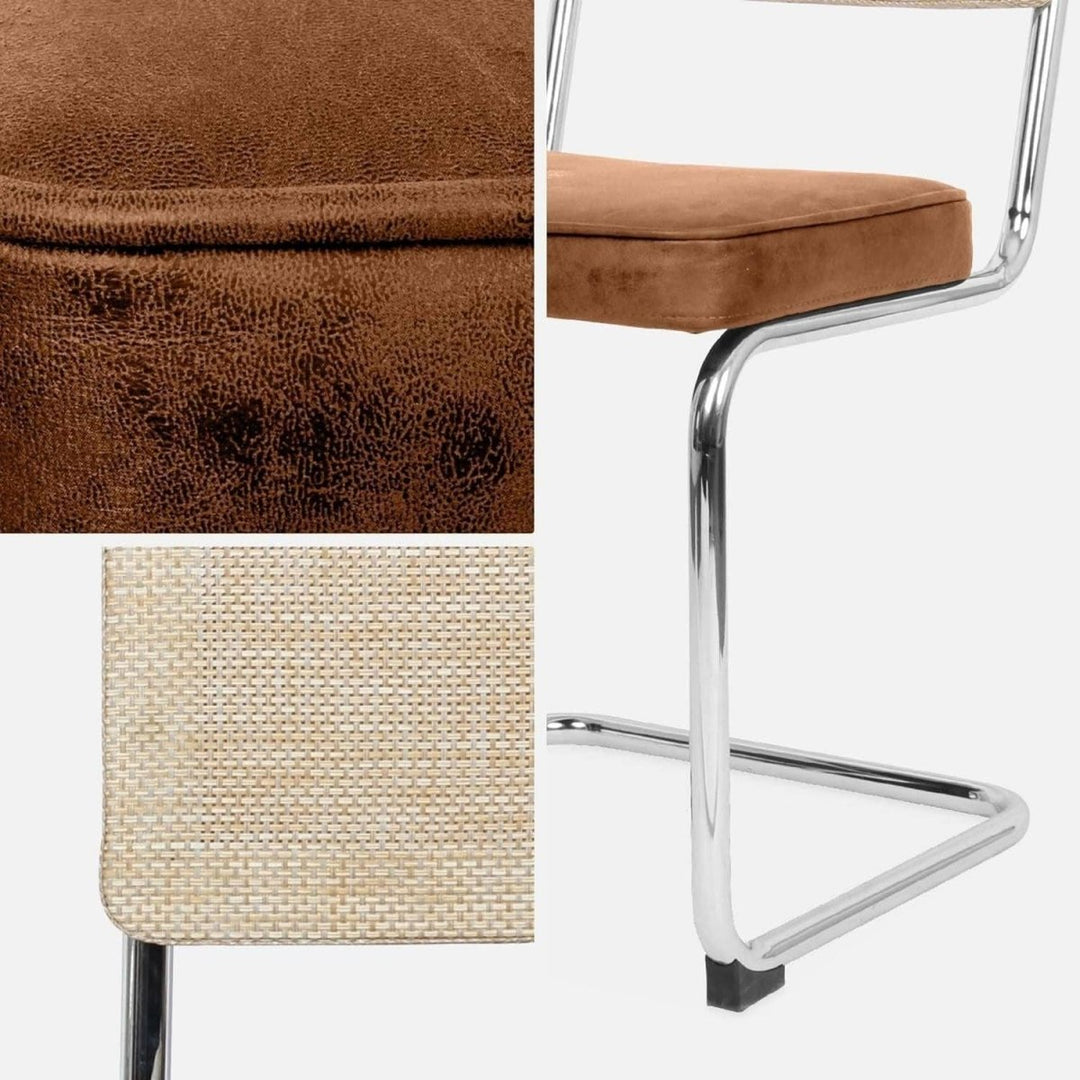 Chaises Cantilever Rotin Design | Vague - Designix Chaises