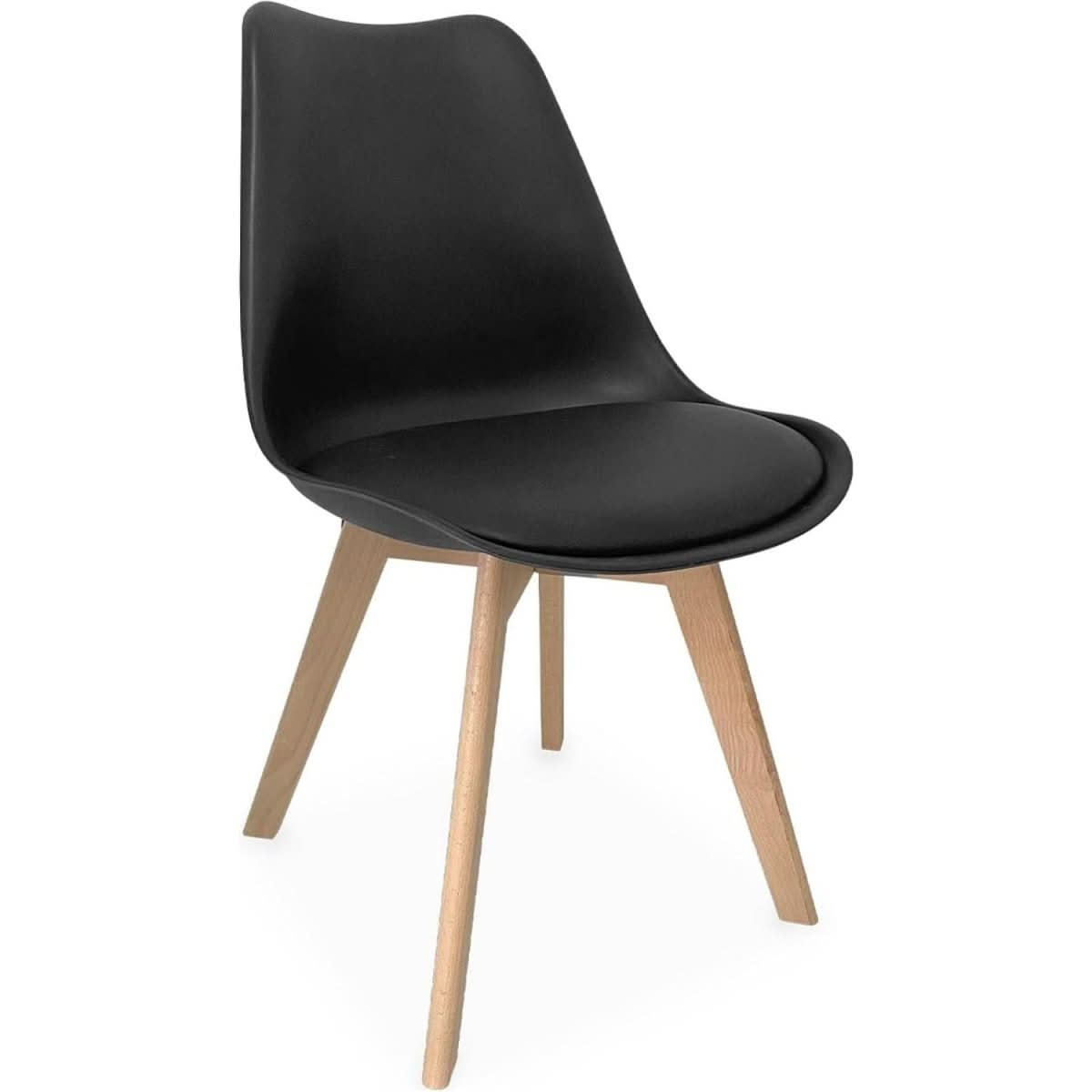Chaises Scandinaves Pieds Bois | Granit - Designix Chaises