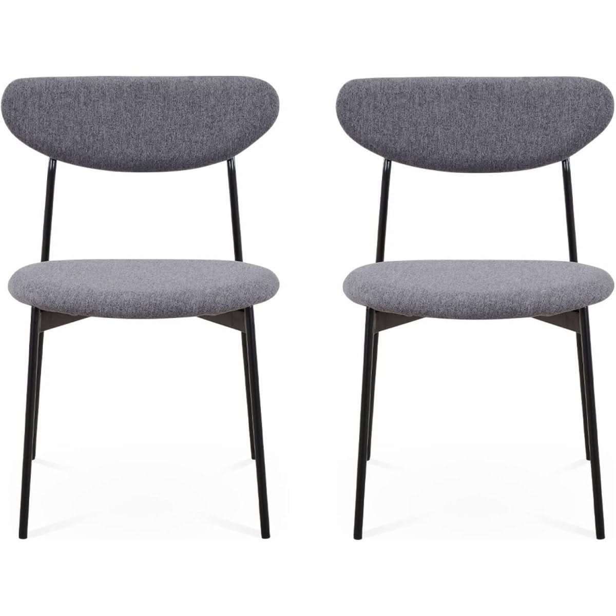 Chaises Scandinaves Vintage Grises | Lys - Designix Chaises