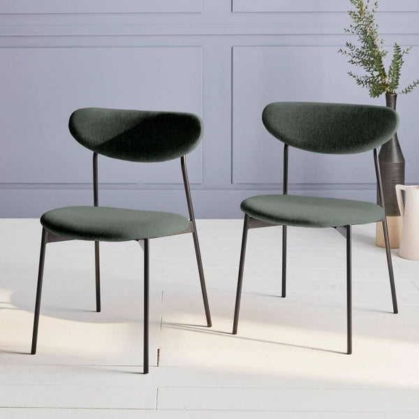 Chaises Scandinaves Vintage Vertes | Opale