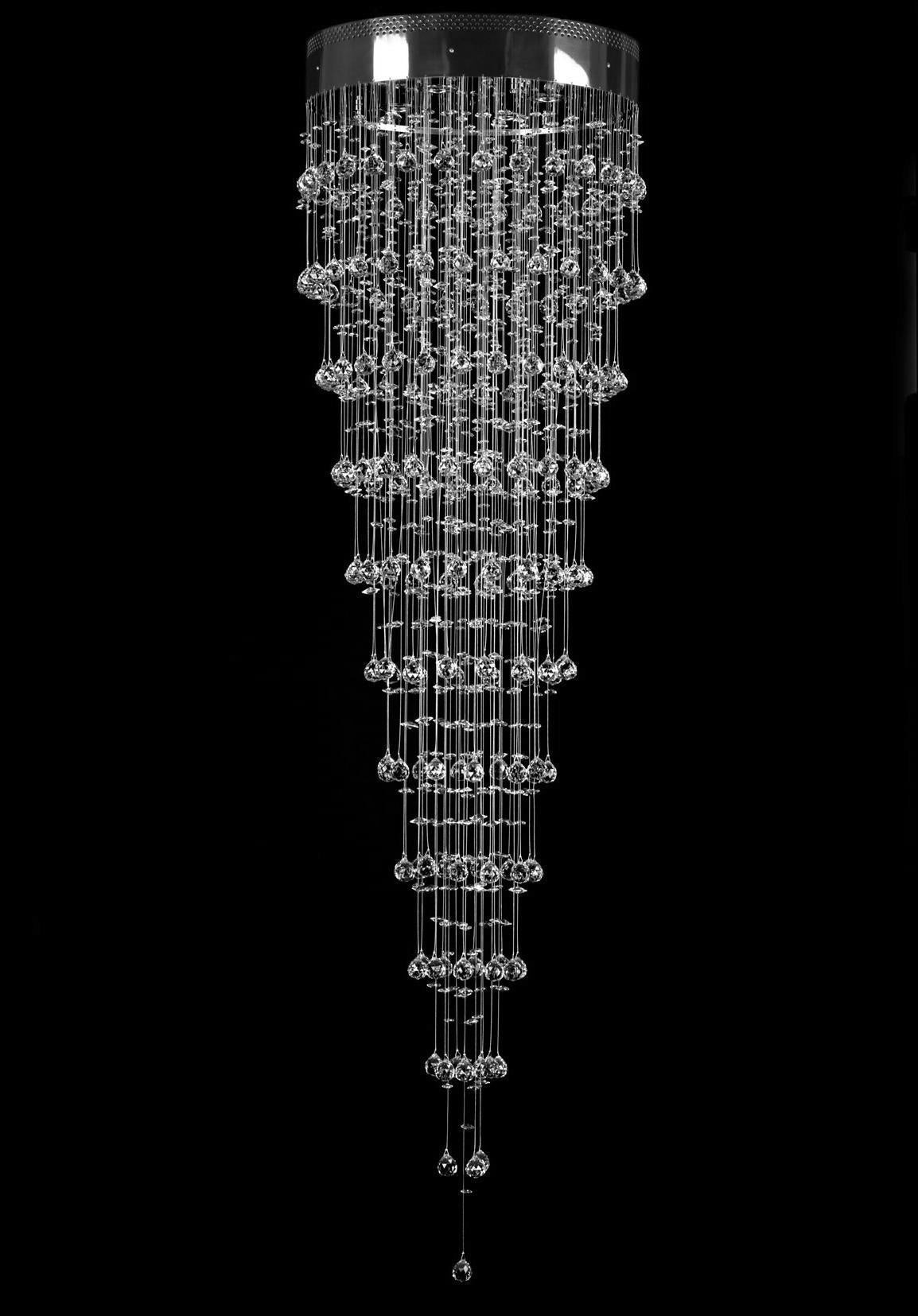 Suspension spirale en cristal L449CE