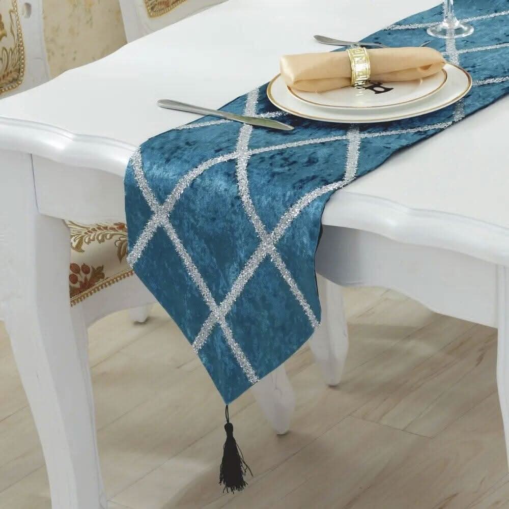 Chemins Table Mariage Imprimés | Baco - Designix Chemin de table Rouge 28x180cm