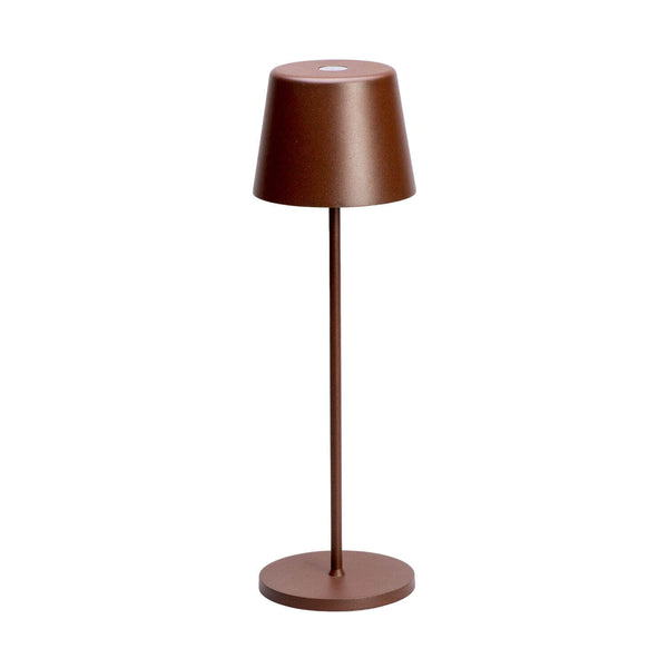 Lampe à poser sans fil Corten rouille