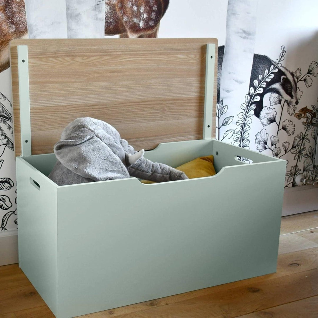 Coffre Jouets Bois Rabattable | Modo - Designix Coffre de Rangement