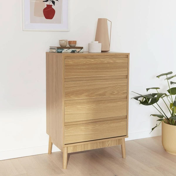 Commode Bois Pieds Compas | Wavy