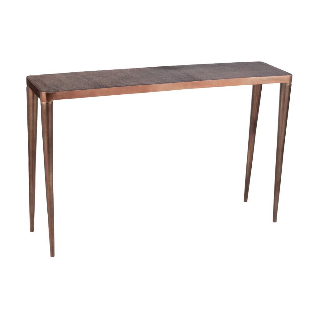 Console Aluminium Bronze Élégante - Designix