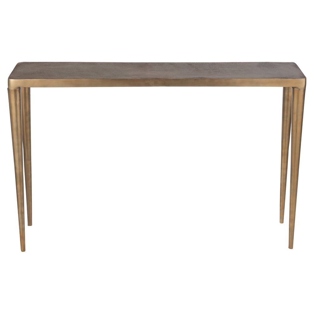 Console Aluminium Or Élégante - Designix