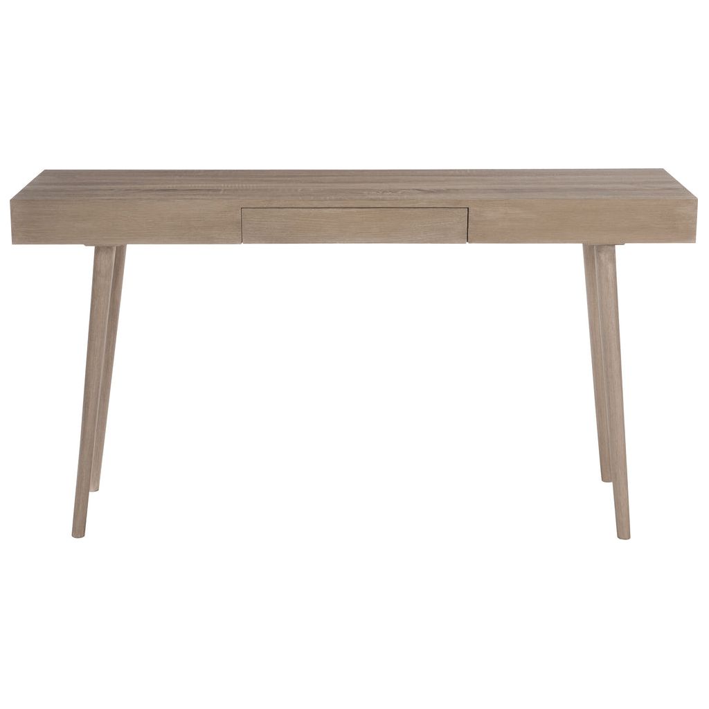 Console Bois Naturel Avec Tiroir - Designix