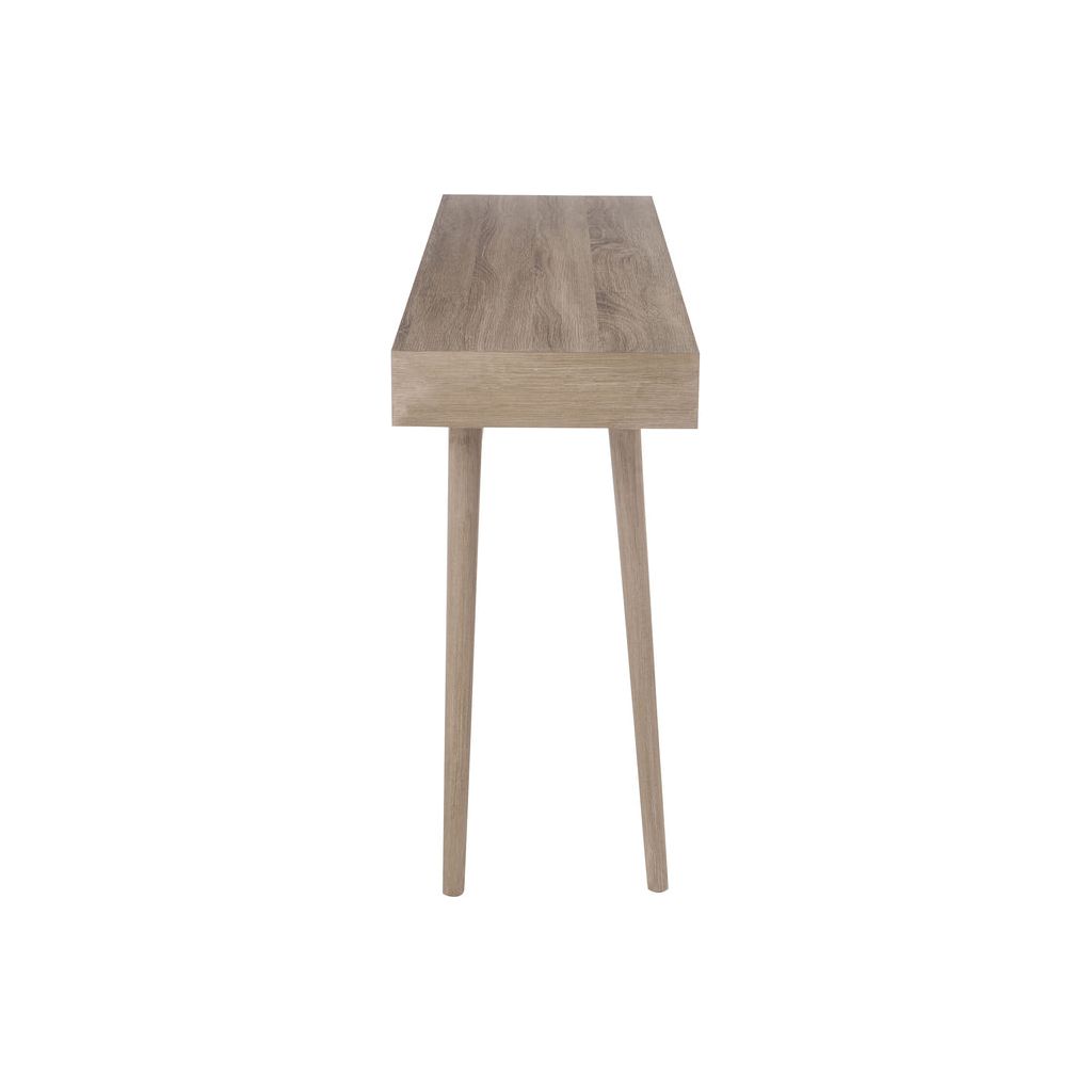 Console Bois Naturel Avec Tiroir - Designix