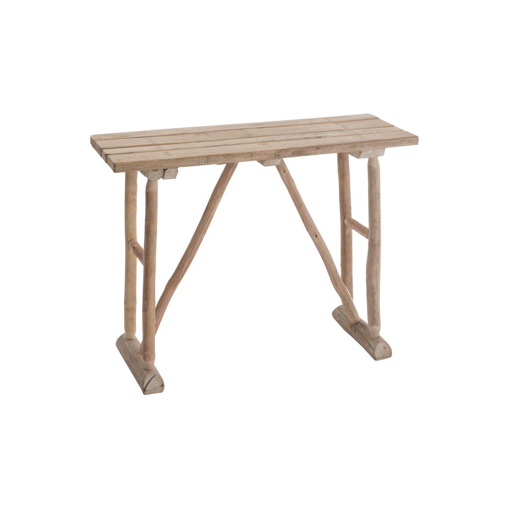 Console Bois Naturel Brut - Designix