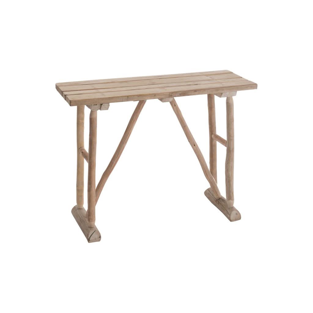 Console Bois Naturel Brut - Designix