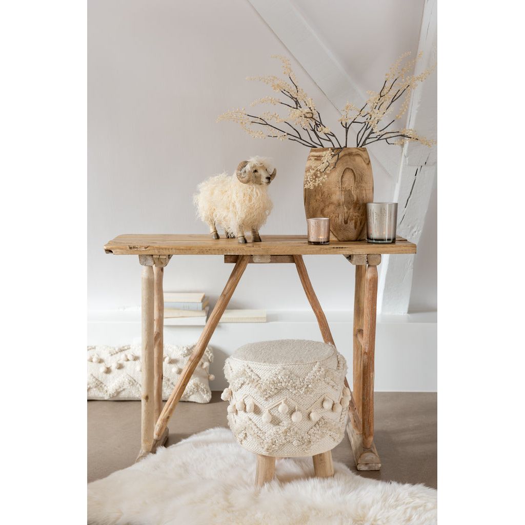 Console Bois Naturel Brut - Designix