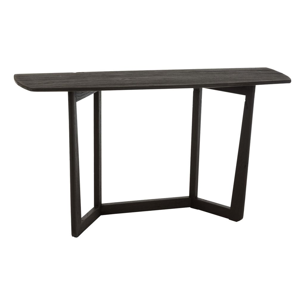 Console Bois Teck Noir - Designix