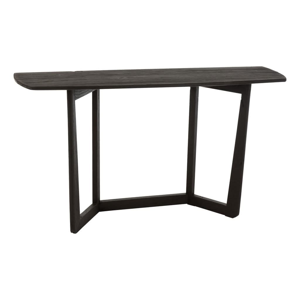 Console Bois Teck Noir - Designix