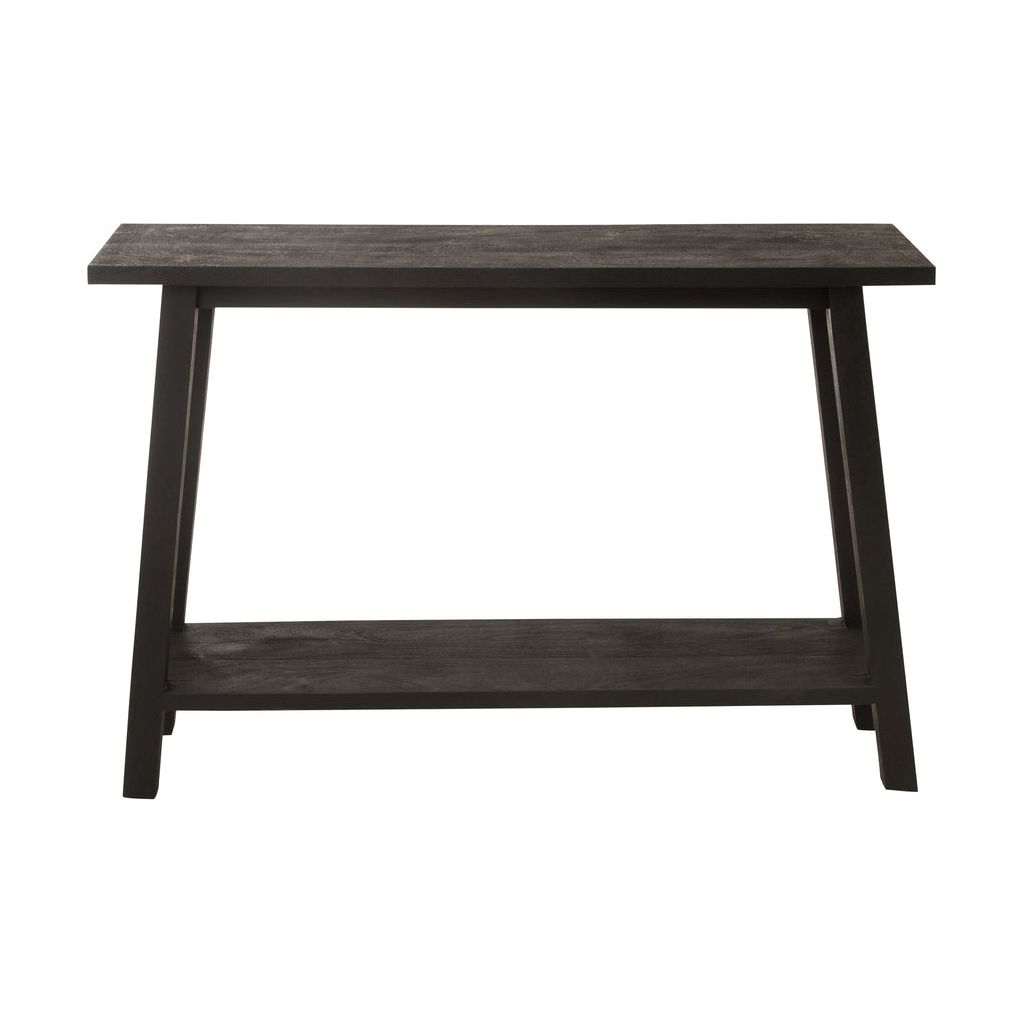 Console Carrée Bois Mangue Noir - Designix