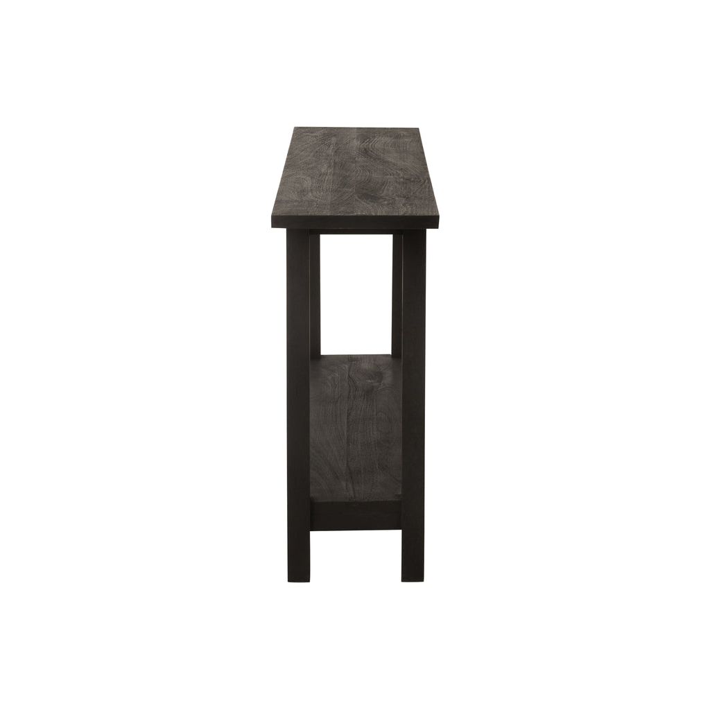 Console Carrée Bois Mangue Noir - Designix