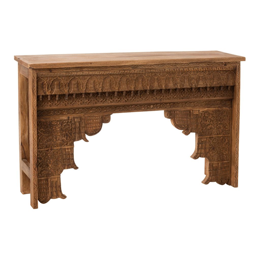 Console en Bois de Manguier Naturel - Designix