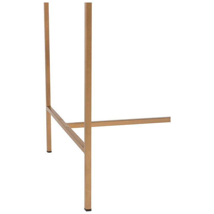 Console Fer Bois Mangue Doré - Designix