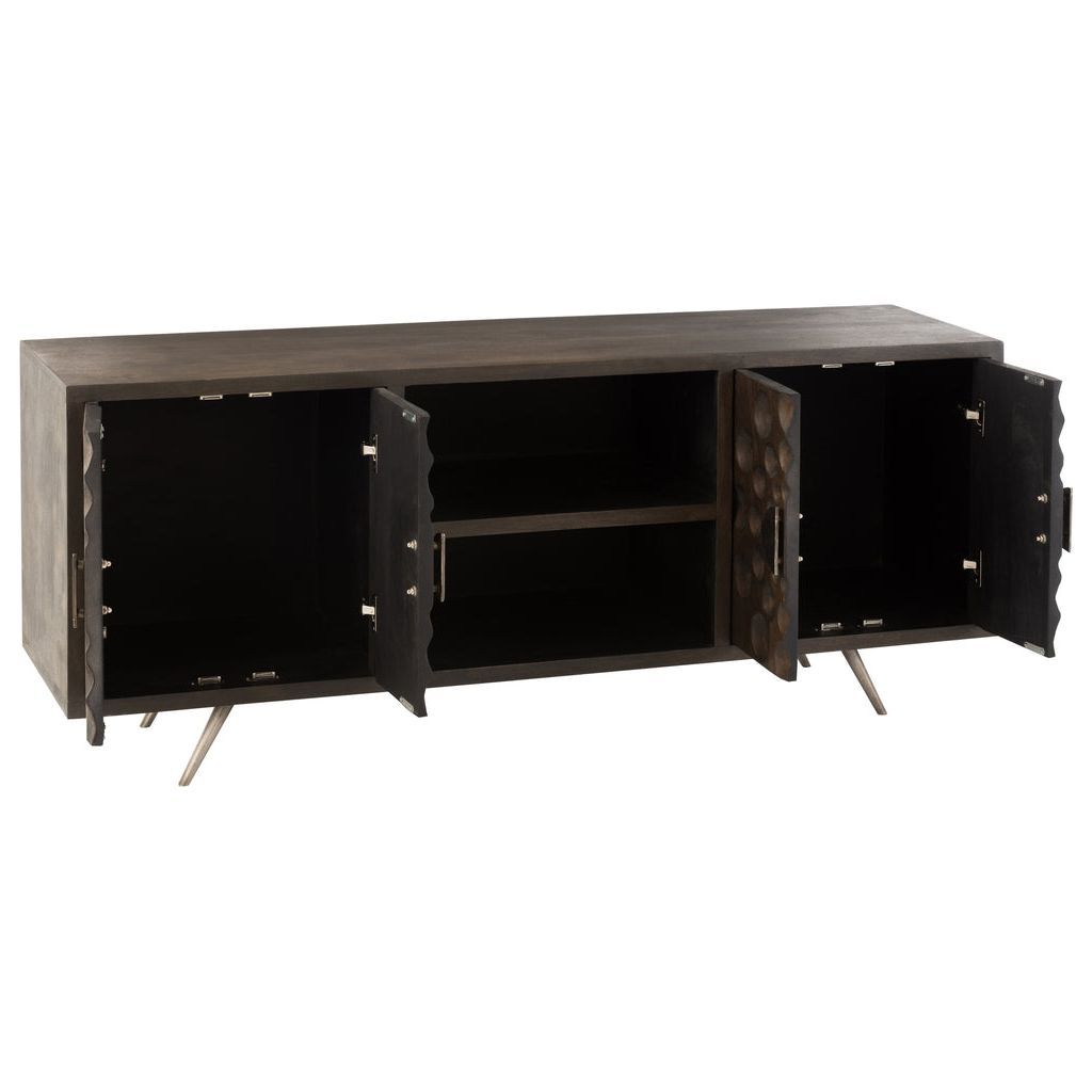 Console TV Bois de Mangue Marron - Designix