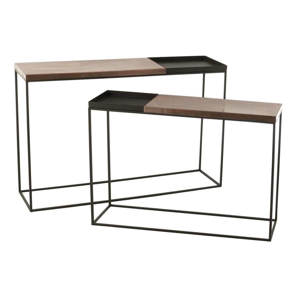 Consoles Métal Bronze Noir - Designix