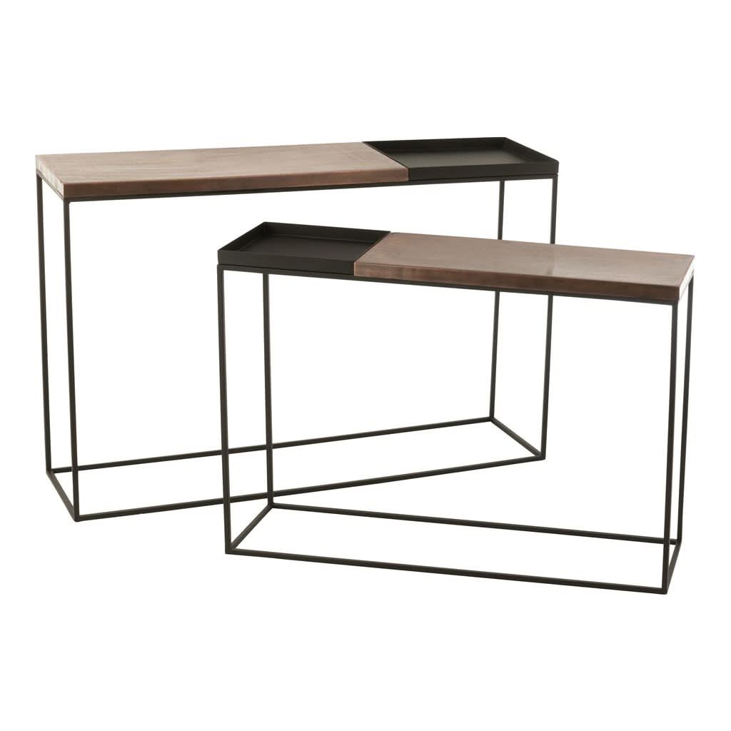 Consoles Métal Bronze Noir - Designix