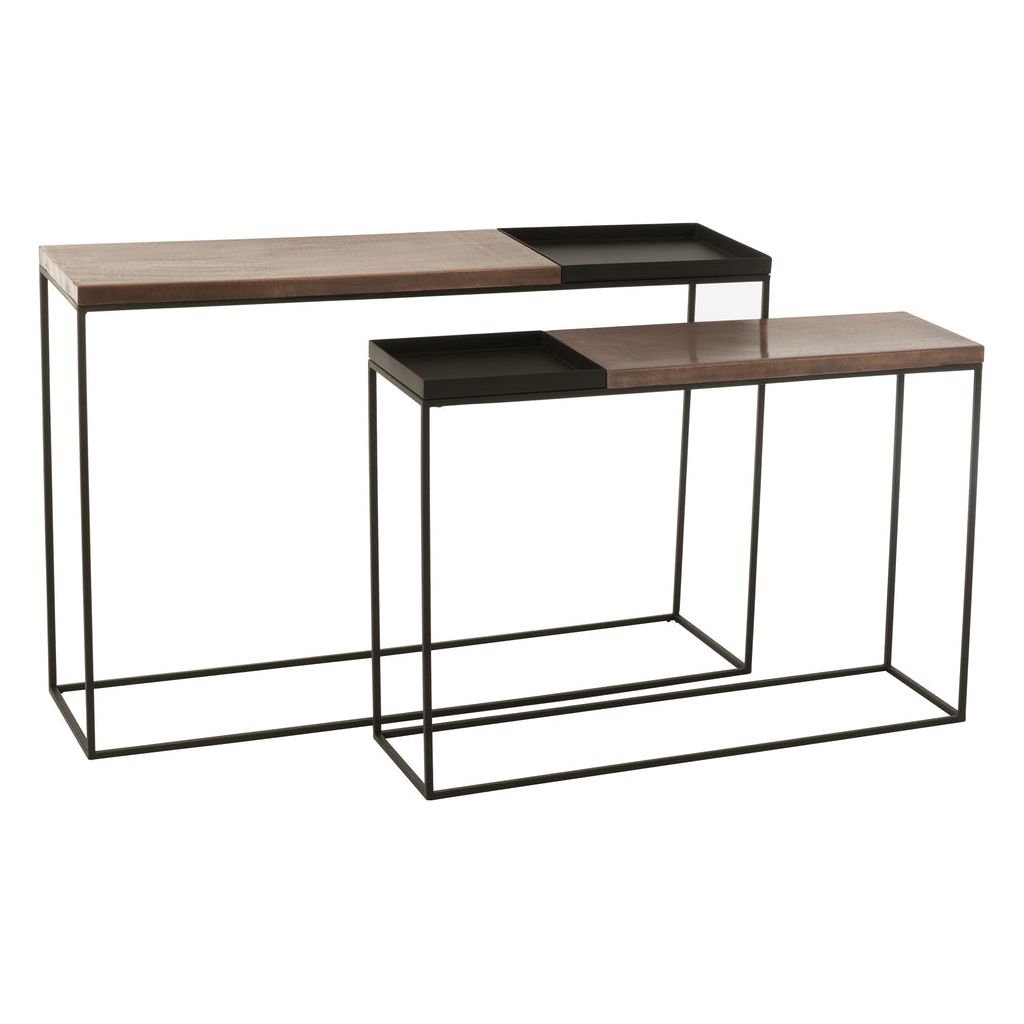 Consoles Métal Bronze Noir - Designix