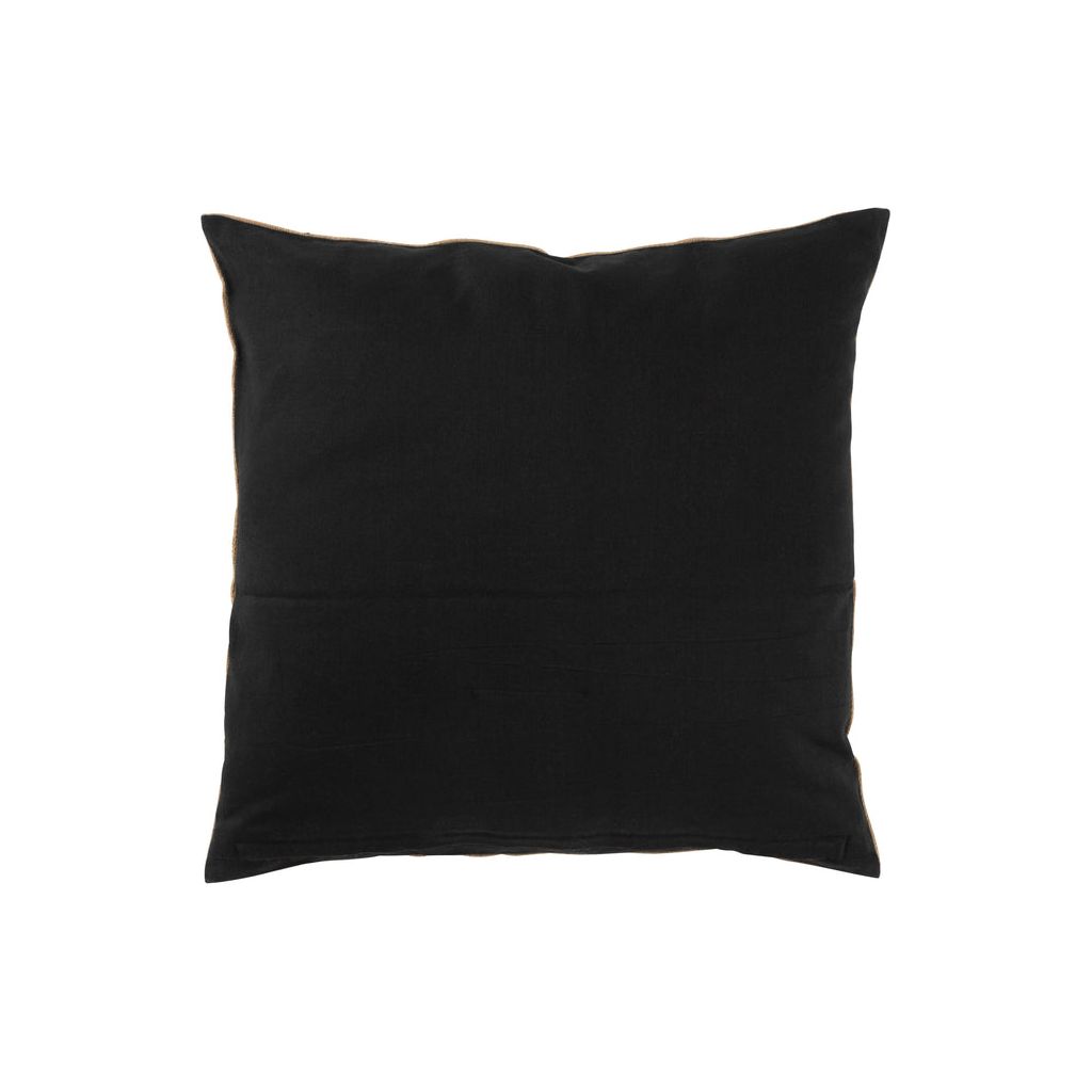 Coussin Éléphant Naturel Noir Grand - Designix