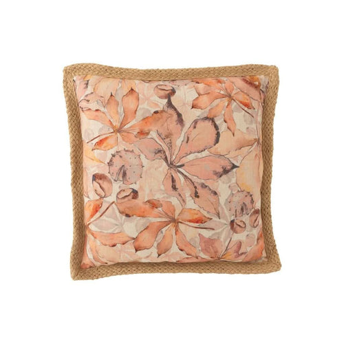 Coussin Jardin Polyester Beige Vert