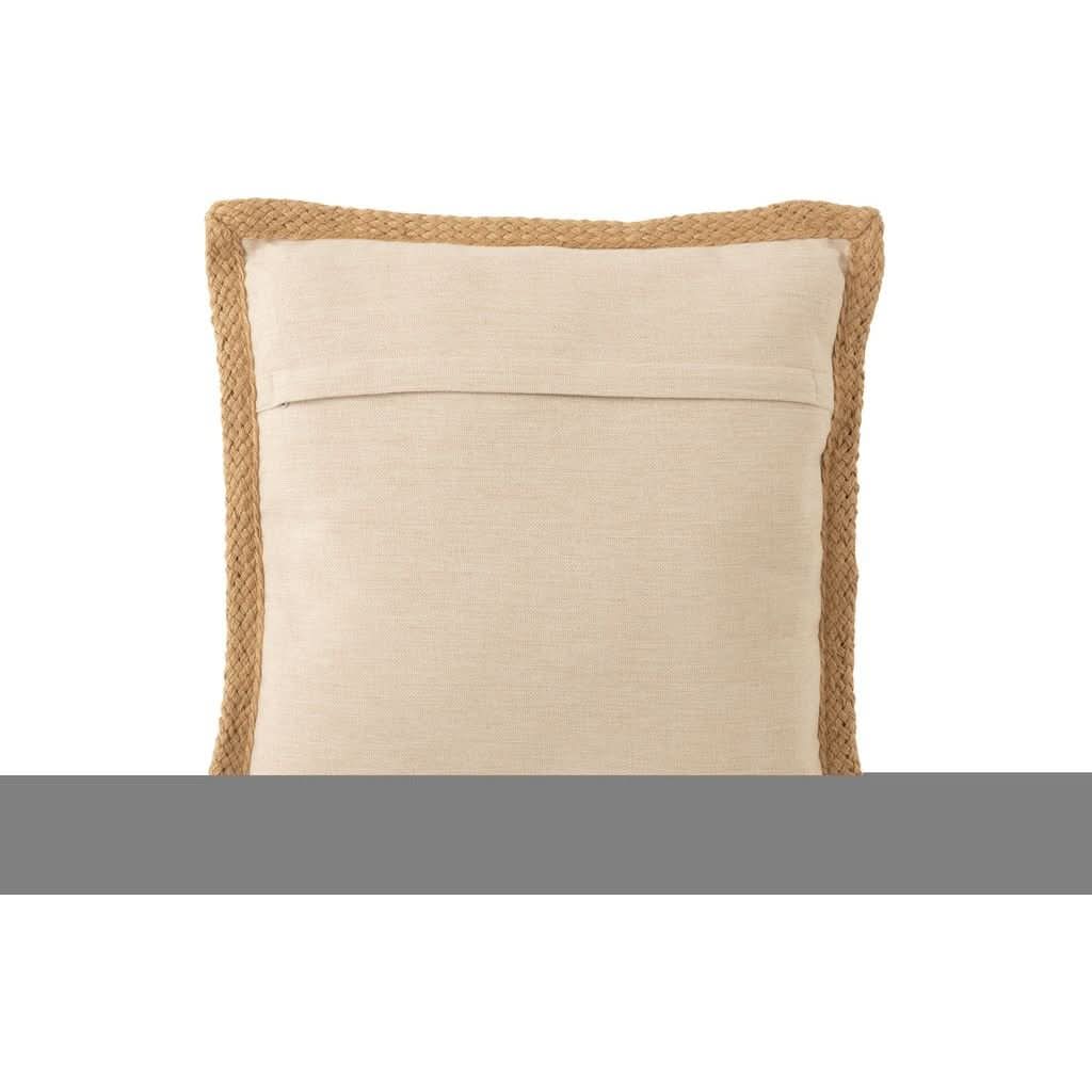 Coussin Jardin Polyester Beige Vert - Designix