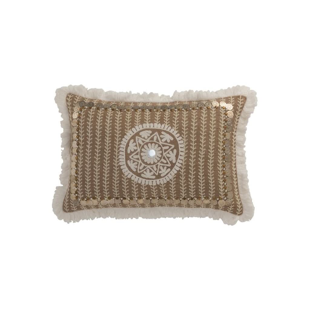 Coussin Jute Naturel Rectangulaire - Designix