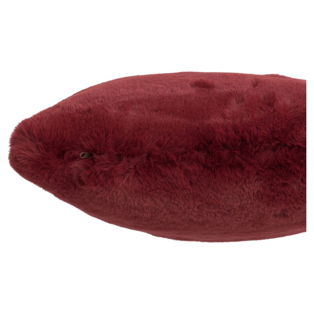 Coussin Noël Polyester Bordeaux - Designix