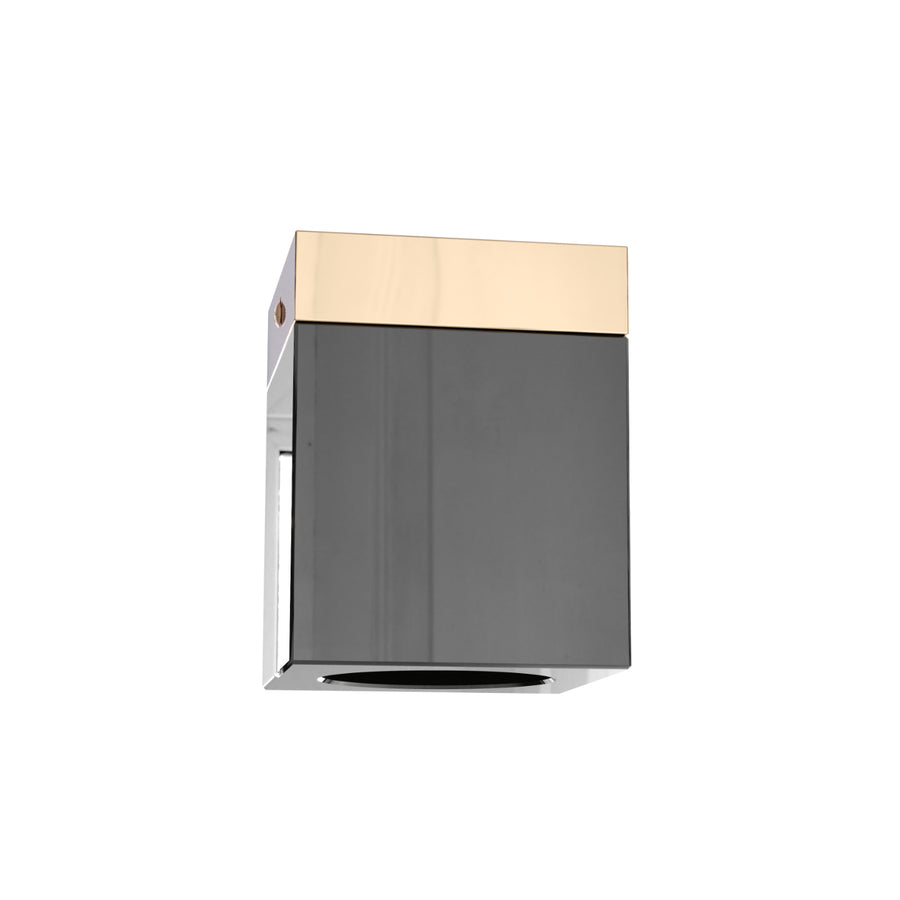 Spot plafond Cubo, verre
