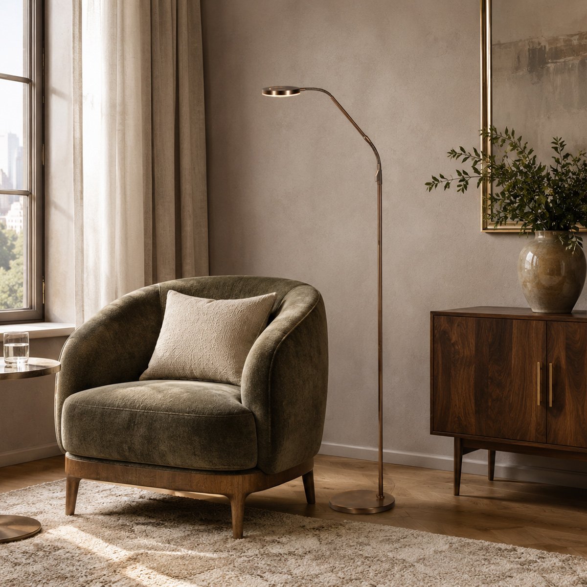 Lampadaire Soleil2 bronze