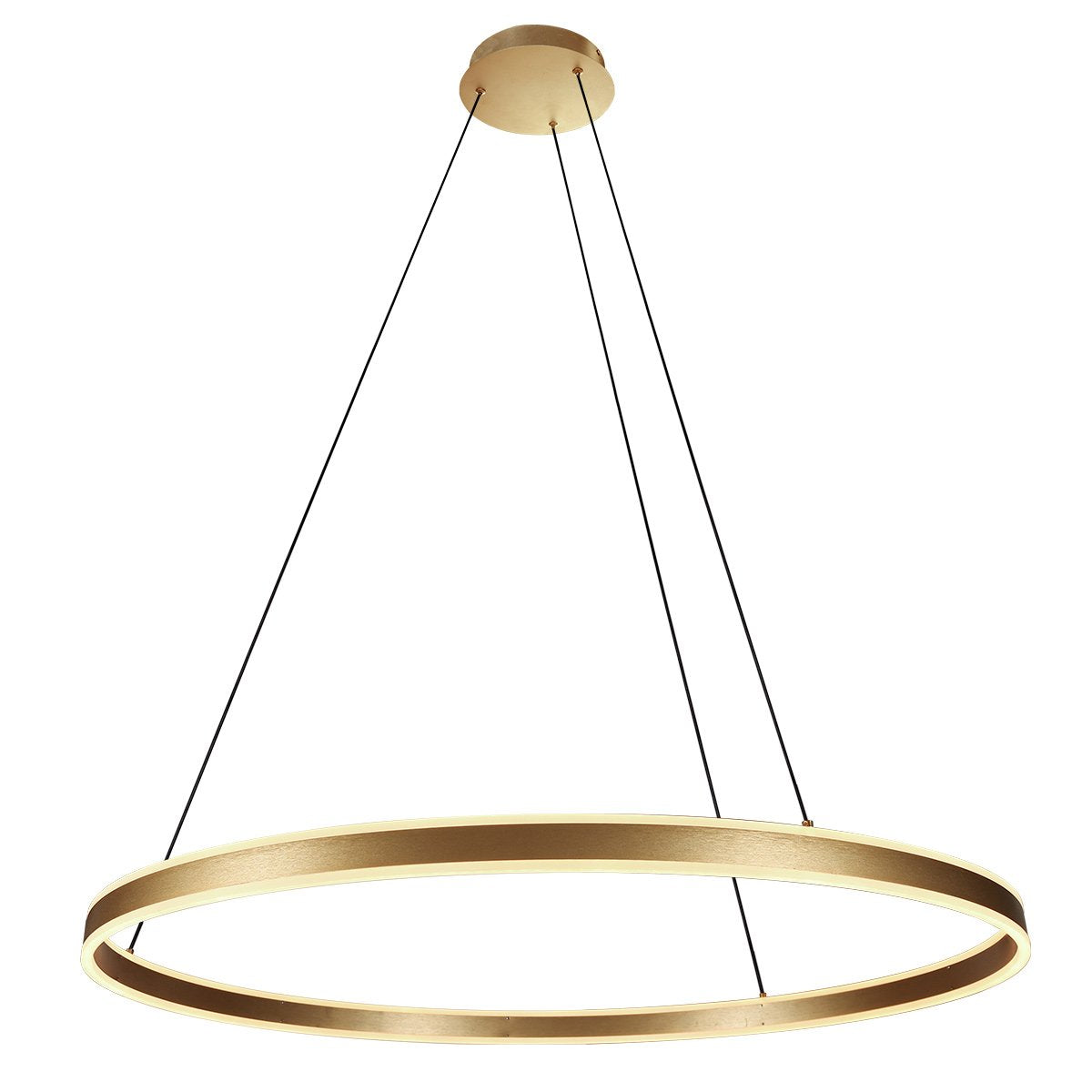 Suspension luminaire Ringlux doré