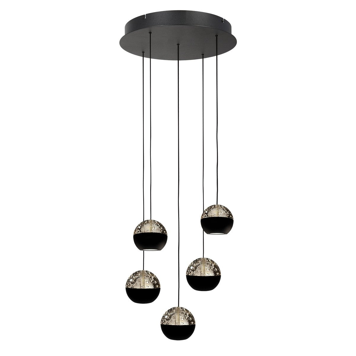 Suspension luminaire Belluno noir