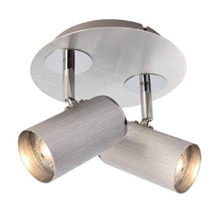 Spot Indi 2 lumières aluminium