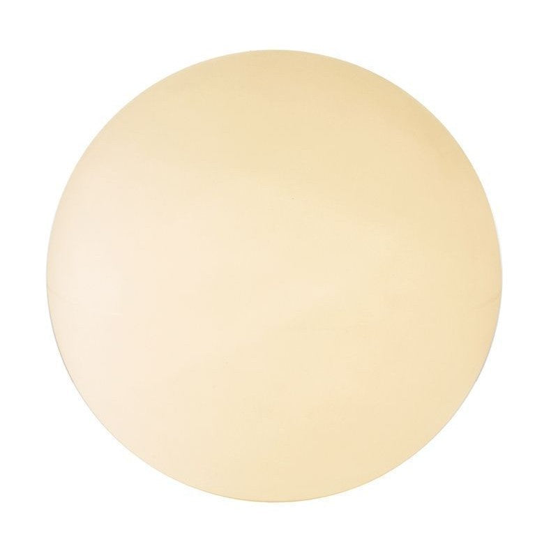 Vue de face du globe lumineux blanc ivoire, sans support visible