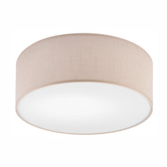 Plafonnier beige, tissu