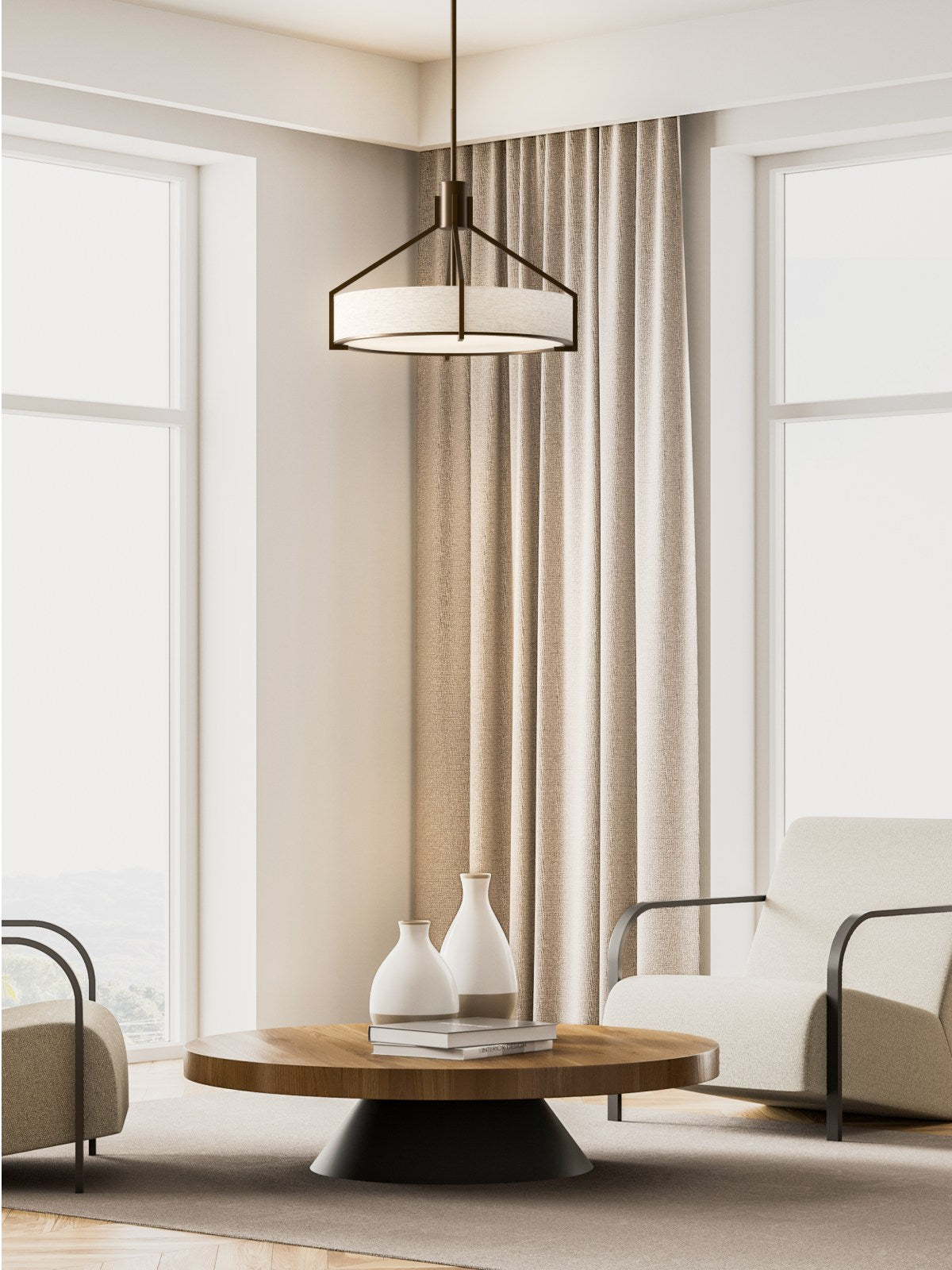 Suspension Doretto 70, verre