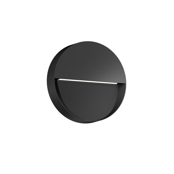 Applique extérieure GUIDEround noire, 8 W