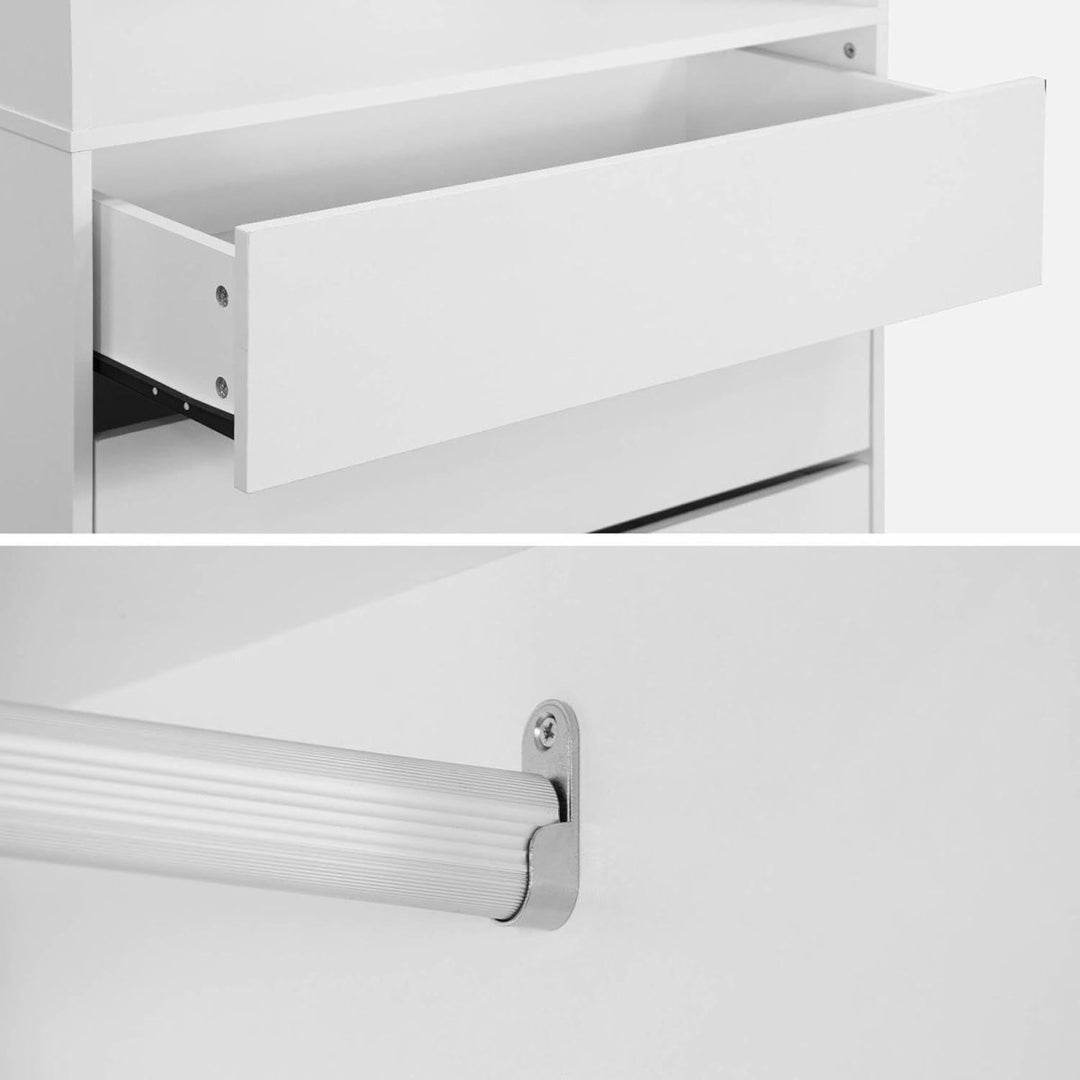 Dressing Modulable Blanc Tiroirs | Wisp - Designix Dressing