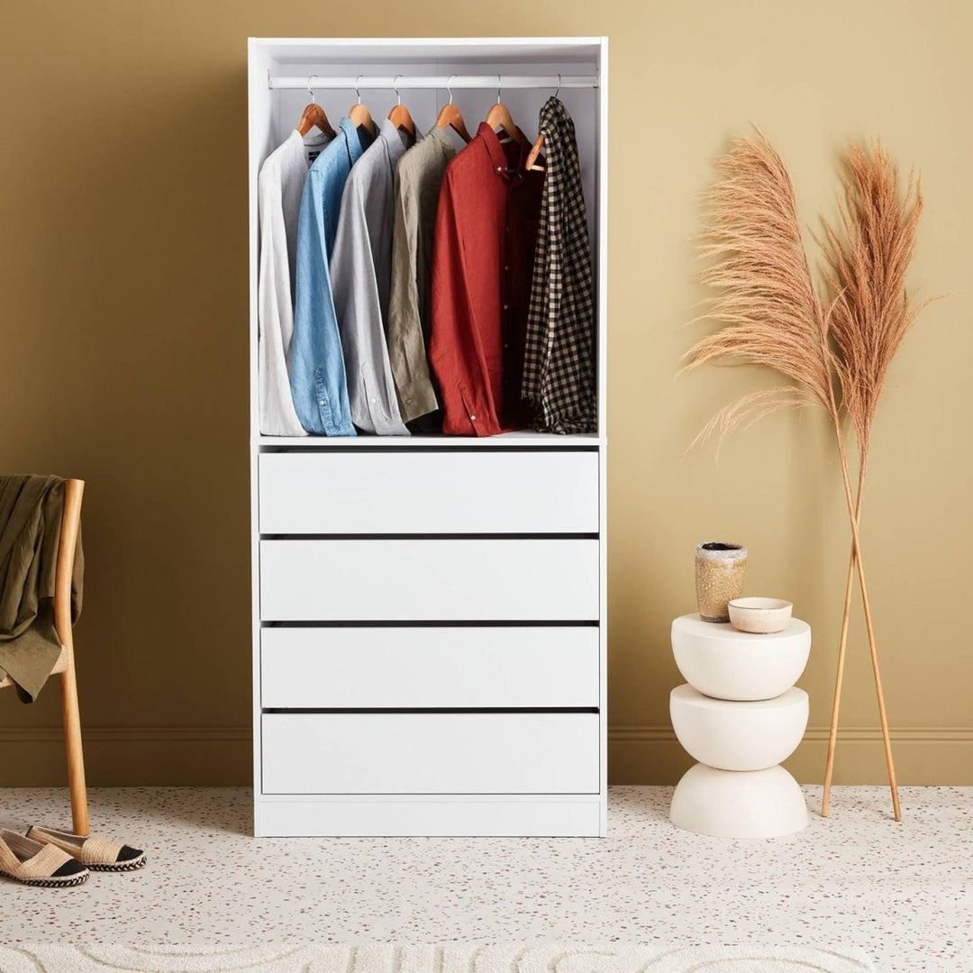Dressing Modulable Blanc Tiroirs | Wisp - Designix Dressing