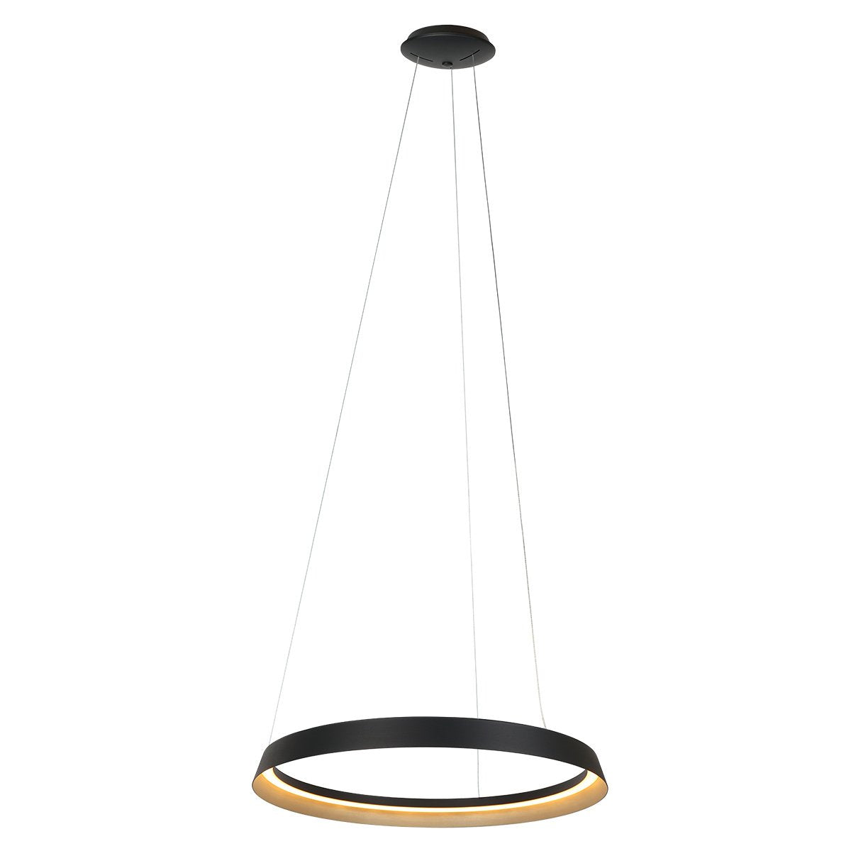 Suspension luminaire Ringlux noir