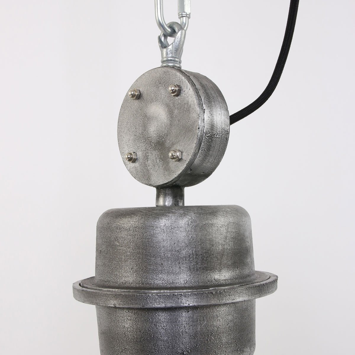 Suspension luminaire Bikkel gris