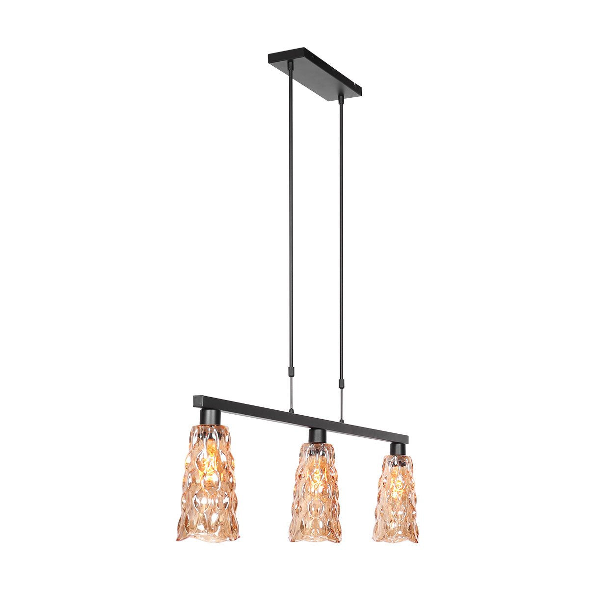 Suspension luminaire Vidrio noir